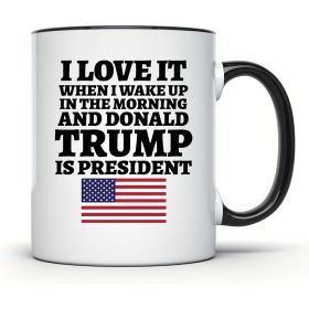 Ceramic Coffee Cup (Option: Black Trump)